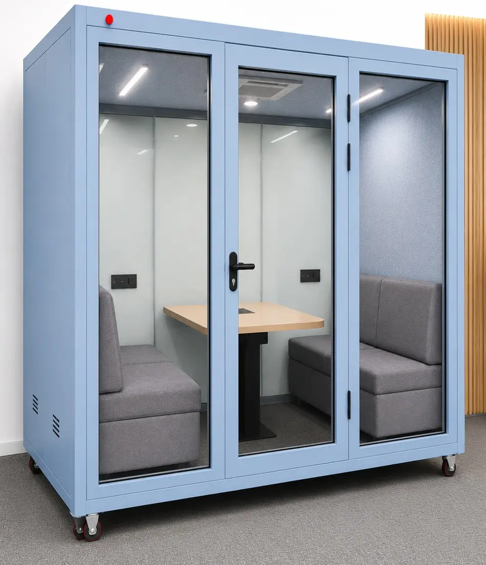  Metal 0ffice meeting pods